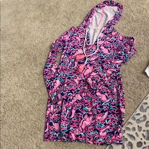 Lilly Pulitzer long sleeve hood dress